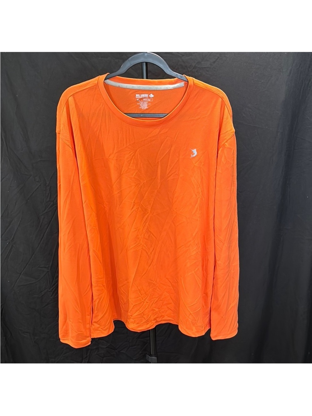 Reel Legends Men's Long-Sleeve Performance Tee - Orange